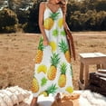 thumbnail image 2 of Lunarable Pineapple Sleeveless Dress for Women Clothing Female Women's Summer Skirt, 2 of 7