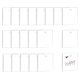 thumbnail image 1 of 25 láminas de acrílico transparente de 5 x 5 cm, placas de acrílico cuadradas transparentes, placas de presión para llaveros con orificio de 4,5 mm., 1 of 9