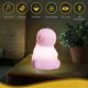 thumbnail image 3 of Luz de noche de dinosaurio para niños, luz de noche de bebé de silicona que cambia de color lindo con sensor táctil Feliz Sencillez, 3 of 5
