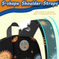 thumbnail image 5 of Sun and Moon Gothic Pattern 17" School Backpacks for Teens,Waterproof Oxford Fabric,S-Shape Padded Straps for School,Travel,Hiking,Camping, 5 of 6