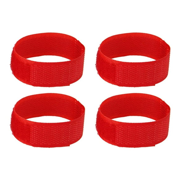 10pcs Crow Chicken Collar Collar - Red, 18x2cm