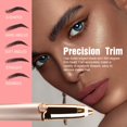 thumbnail image 3 of Portable Eyebrow Hair Remover Trimmer, Rechargeable Eyebrow Epilator Painless Removal Razor Tool for Women Eyebrow Lips Nose Body Facial Hair Remover (Rechargeable), 3 of 6