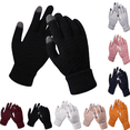 thumbnail image 2 of Winter Gloves for Women - Warm Gloves for Cold Weather with Touchscreen Fingers, Elastic Cuff Womens Gloves B, 2 of 3