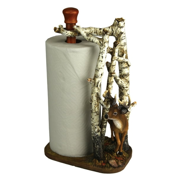 Paper Towel Holder For Kitchen Countertop 16 Inches Tall Deer Walmart Com Walmart Com