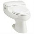 thumbnail image 2 of Kohler K-3597-7 1GPF San Raphael Comfort Elongated Chair Height Toilet - Black, 2 of 2