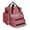 Pink, variant on Black Double Layer Nail Polish Storage Bag Large Capacity Organizer Case