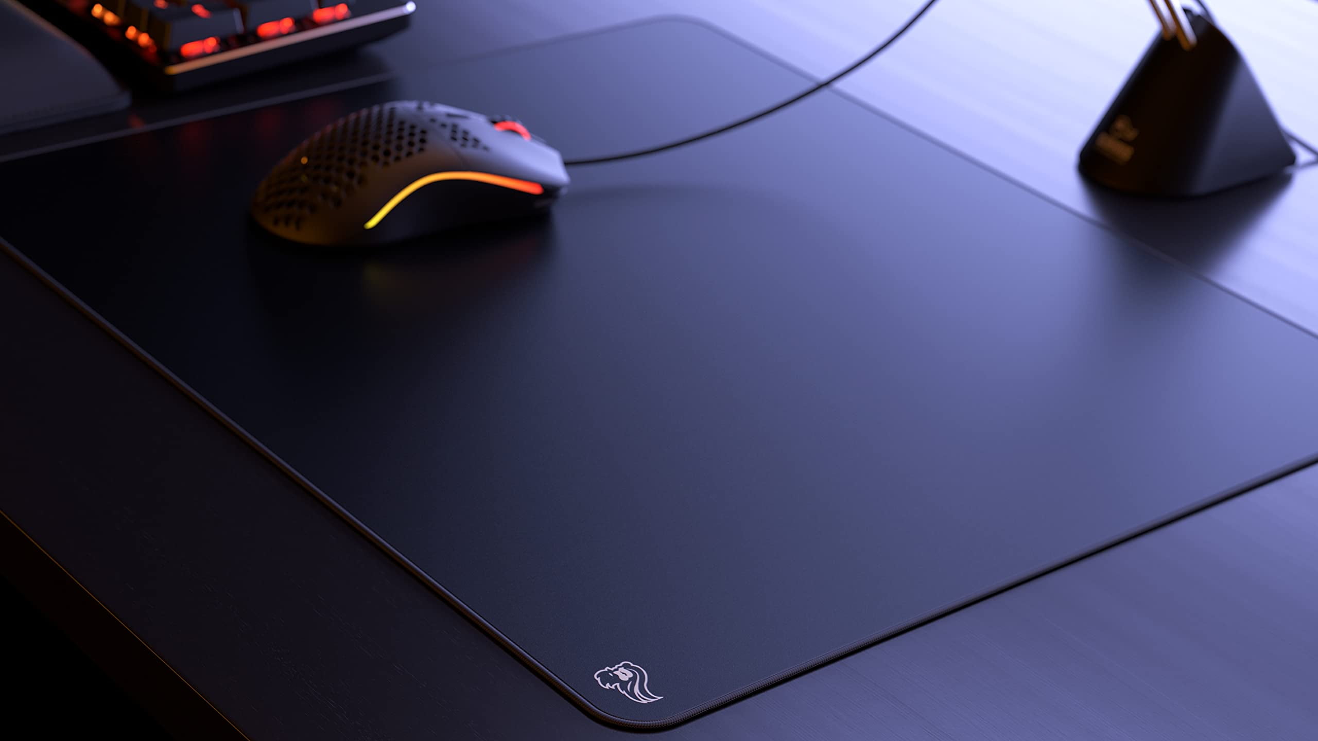 Glorious Gaming Elements Fire Foam  Hybrid Cloth Foam Core Control Mouse Pad, Black