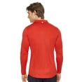 thumbnail image 3 of Expert Brand Men's Drimax Dri Fit Athletic Quarter Zipper Training Jacket, Red, XS, 3 of 5
