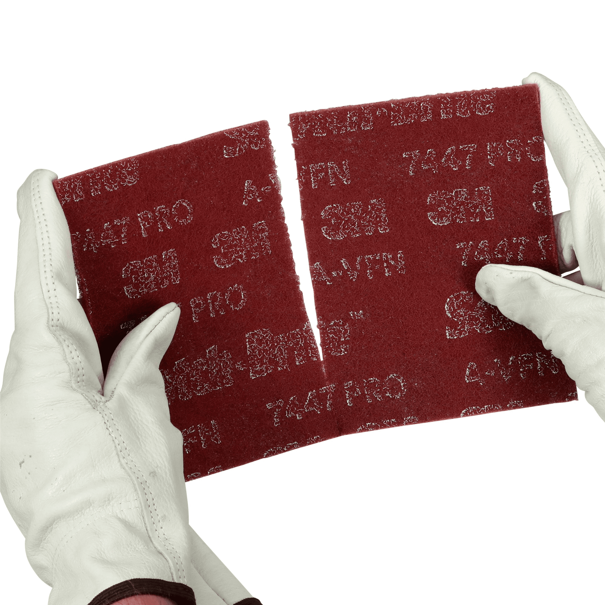 Scotch-Brite 7447B Pro Hand Pad [Very Fine]: 6 in. x 9 in. (Red) 5-pack