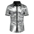 thumbnail image 2 of pstuiky camisetas de hombre, Camiseta deportiva informal de manga corta con solapa para hombre ropa de hombre xl, 2 of 8