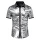 thumbnail image 2 of pstuiky camisetas de hombre, Camiseta deportiva informal de manga corta con solapa para hombre camisas casuales para hombre m, 2 of 8
