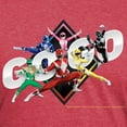 thumbnail image 3 of CafePress - Mighty Morphin Power Rangers Men's Deluxe T Shirt - Mens Tri-blend T-Shirt, 3 of 4