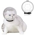 thumbnail image 1 of Qianli en Forme de Boule Chat Capot Anti-Morsure Respirante Tête Anti-Lèche Couverture de Protection M, 1 of 4