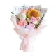 thumbnail image 3 of Ramo de flores artificiales de punto, ramo de flores de ganchillo, arreglos florales para el día de la madre, flores tejidas para aniversario del, 3 of 9
