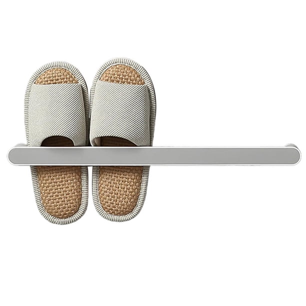 Estante de almacenamiento de zapatilla de pared Organizador de zapatilla multiusos Soporte de almacenamiento de zapatilla universal Colgador de Almacenamiento y organización del hogar Blanco Wosthever HA028050-02