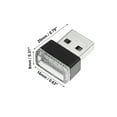 thumbnail image 4 of Unique Bargains 5pcs Pink Mini USB LED Light Universal Car Interior Brightness USB Night Light Portable Light for Car Decoration, 4 of 6