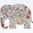 thumbnail image 2 of CafePress - Floral Elephant Silhouette Body Suit - Long Sleeve Cotton Baby Bodysuit, 2 of 4