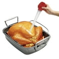 thumbnail image 3 of Turkey Baster with Lay-Flat Bulb 11.5", Plastic, Clear/Red, BPA-Free, GoodCook, 3 of 8
