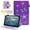 01# Purple Flower Butterfly, variant on Cowithda Case for Amazon Kindle Fire Max 11 (13th Generation,2023 Release) 11" with Pencil Holder/Hand Wrist Strap Folio Stand Magnetic Smart PU Leather Cover [Auto Sleep Wake],Pink Mermaid Tail Scale