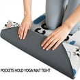 thumbnail image 3 of White Cow Milk Cloud Pattern Hot Yoga Mat Towel Non Slip for Hot Yoga - Quick-Drying Yoga Mat Cover with 4 Corner Pockets with Travel Bag - Hot Yoga Towel Non Slip Grip Moisture Wicking Sweat 70"x26", 3 of 6