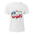 thumbnail image 5 of Vetsdori 4th of July Tshirts for men Independence Day Short Sleeve Pullover Red White and Blue Outdoor Summer,Graphic Patriotic Mens Tops Crew Neck, 5 of 6