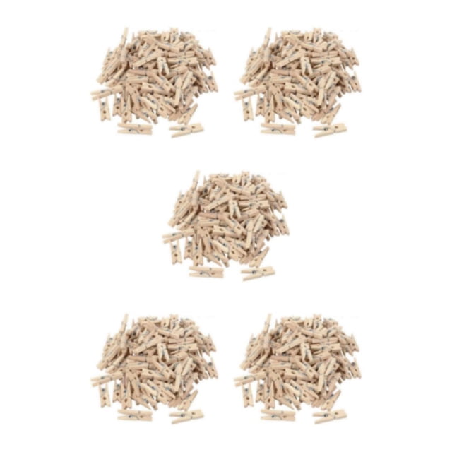 Baohd Add Touch Of Elegance To Photos With These Fashionable And Durable Wooden Clips 25mm(200) 5Set