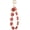 C-red, variant on Boho Macrame Wristlet Keychain Handmade Weave Daisy Flower Bracelet Keyring Holder Wrist Lanyard
