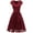 Darkred, variant on Dressystar Women Floral Lace Short Bridesmaid Dress Female Cap Sleeve Cocktail Party Dress