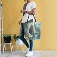 thumbnail image 6 of Large Canvas Bag 13.5x5.1x15 Inch Canvas Bag Shopping Canvas Bag Suitable For Outing Shopping Travel Out Of Large Capacity Storage Little Deer Stream Water, 6 of 9