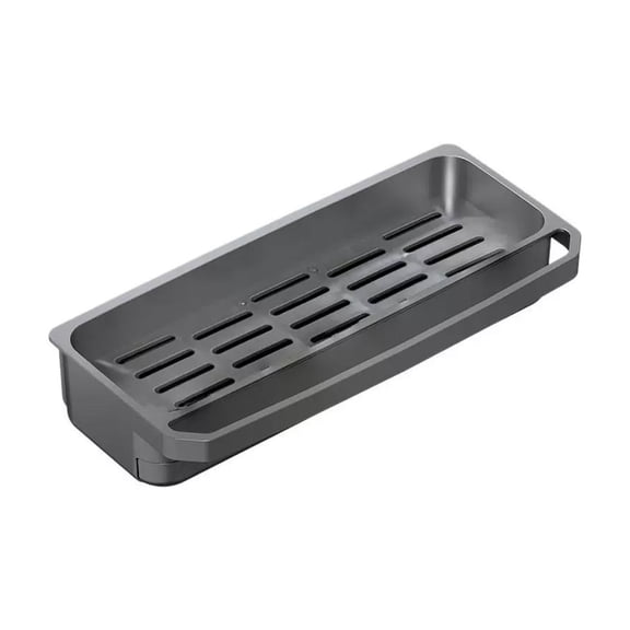 PEIBang Sponge Holder for Kitchen Sink,Wall Mounted Sink Caddy with Self-Draining Drain Tray for Organizing Sponge,Brush,Soap Dish Dispenser