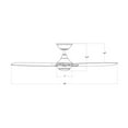 thumbnail image 3 of WAC Blitzen 54" Matte Black Smart Ceiling Fan with Remote Control, 3 of 11