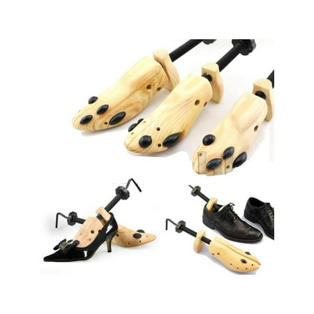 6x Wooden Two-Way Adjustable Professional Shoe Stretchers Tree Expander Shaper for Men and Women's Dress & Casual Shoes Medium M(39-42)