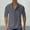 Dark Gray, variant on Mens Casual Button Down Shirts, Henley Summer Shirt for Men Solid Breathable Shirts Men's Shirt with Short Sleeves Black 3XL