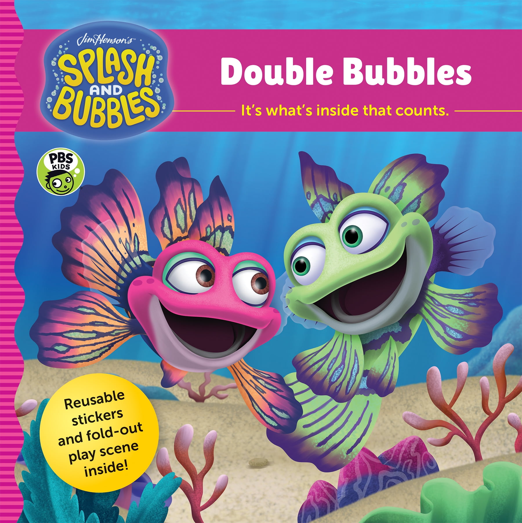 Splash and Bubbles Double Bubbles with sticker play scene