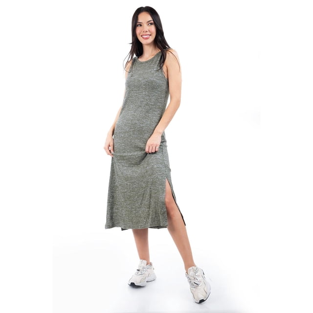 Vestido casual sin mangas Roman Fashion 2847 Verde ECH