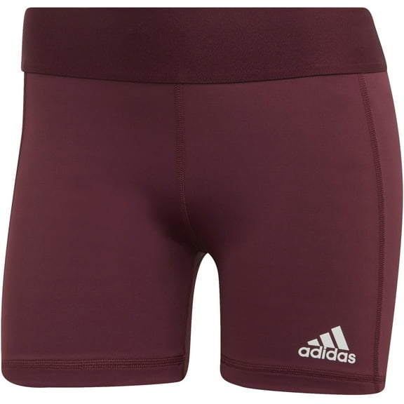 adidas TechFit Volleyball Shorts (Team Maroon/White, M X 5)