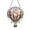White G, variant on Clearance! Home Decor Hot Air Balloon Solar Pendant with Flickering Flame Solar Hot Air Balloon Model Acrylic Outdoor Hanging for Garden Patio Porch Yard Party