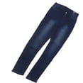 thumbnail image 3 of Pantalones ajustados elásticos para mujer, tiro alto, ajustados, levantadores de glúteos, pantalones casuales de moda, azul oscuro L, 3 of 15