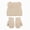 M034-Beige, variant on NOLDARES Little Girls Boys Beanie Hat and Glove Set Multicolor Knit Pompom Beanies for Winter Snow Ski Caps(M034-Coffee)