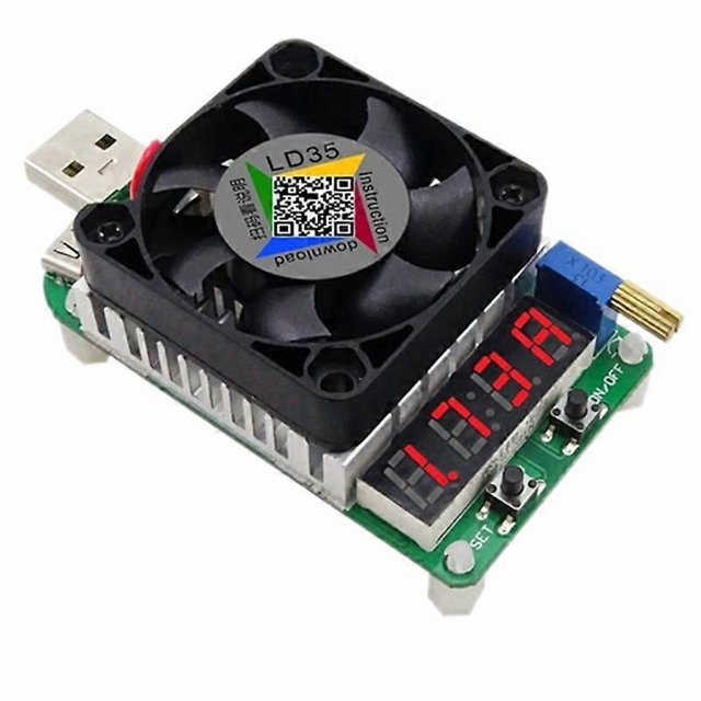 Electronic Load Resistor Discharge Battery Test Led Display Fan(Ld35)
