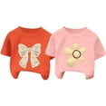thumbnail image 5 of Kaemgyyd 2 Pack Baby Boys Girls T-Shirt Cute Print Short Sleeve Summer Tee Toddler Unisex Crew Neck Tops 2-11 Y, 5 of 5