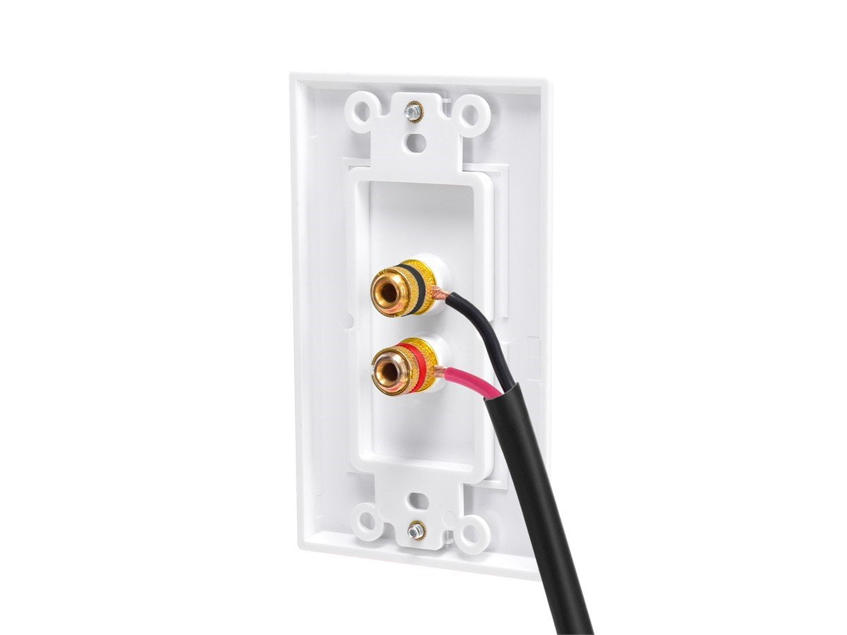 Monoprice Speaker Wire, CMP Rated, 2-Conductor, 18AWG, 50ft, Black