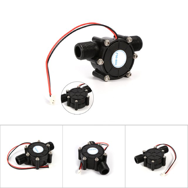 Generador De Turbina De Agua De Alta Potencia De 10 W, Herramienta De Carga Micro Hidroeléctrica Con 2 Generadores, 0 ~ 80 V/5 V, Puede Cargar Batería, Luces LED, Teléfono