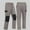 Khaki, variant on NTACZA Men Pants Zipper Hiking Blue Pants Construction Color Block Ripstop Cargo Pants Fall Trouser Men L