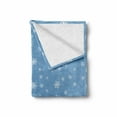 thumbnail image 2 of Christmas Soft Flannel Fleece Blanket, Snowman Party Themed Cartoon Composition Winter Season Elements Trees Snowflakes, Cozy Plush for Indoor and Outdoor Use, 50" x 70", Multicolor, by Ambesonne, 2 of 6