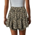 thumbnail image 4 of KISSMODA Flowy Shorts for Women Chiffon Ruffle Skorts Mini Skirts for Teen Girls, 4 of 5