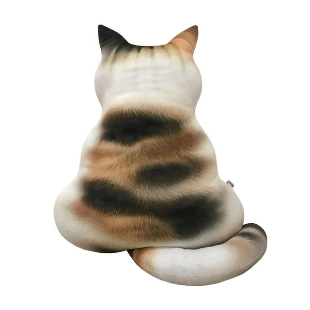 Cojín de peluche con forma de gato HUOGUO, 43 cm
