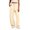 Khaki, variant on Inleife Women's Solid Barrel Wide Leg Sweatpant Drawstring Elastic Waisted Wide Leg Pants Casual Trousers With Pockets