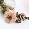 thumbnail image 5 of Eye-catching Floral Wreath Hairband Adjustable Flower Hair Headband for Wedding, 5 of 6