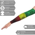 thumbnail image 4 of Cooling Compression Arm Sleeves Reggae-Rastafarian-Flag Sun Protection Sport Arm Sleeves For Men Women, 4 of 7